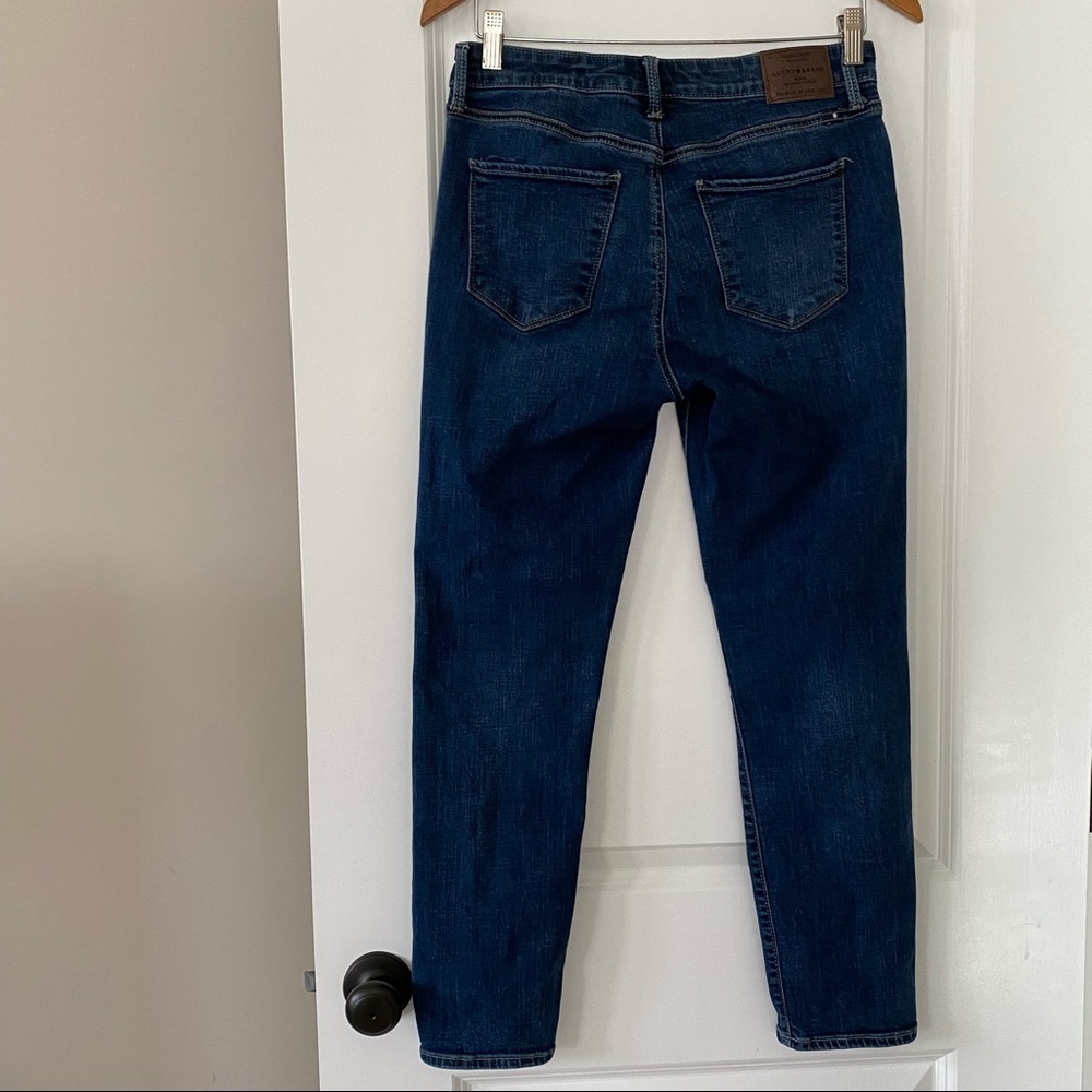 Lucky Brand High Waist Hayden Crop Blue Jeans Size 6/28 with MEASUREMENTS! - Picture 12 of 13